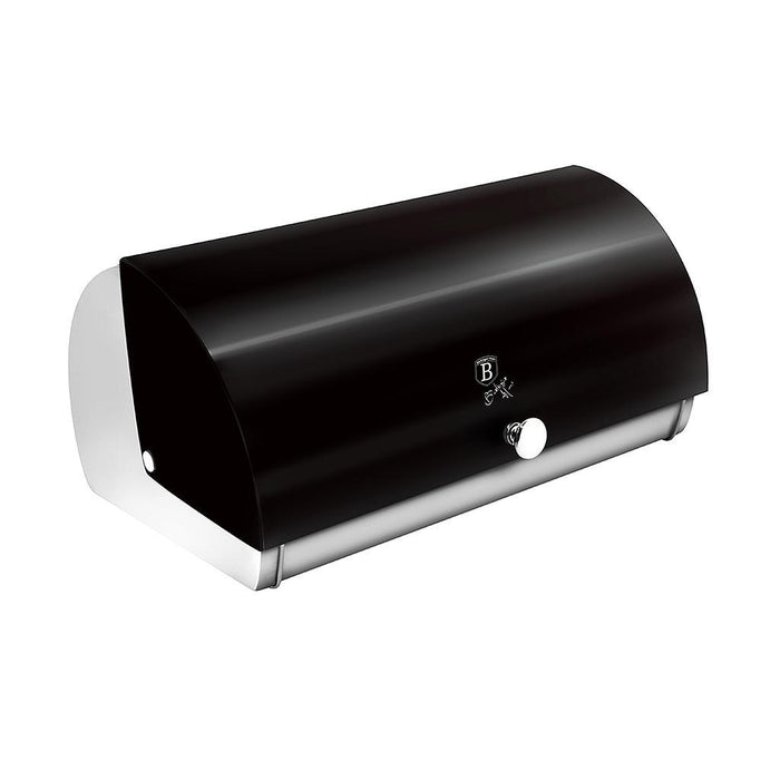 5999108485138 BERLIGER HAUS BAZAR BREAD BOX BLACK SILVER