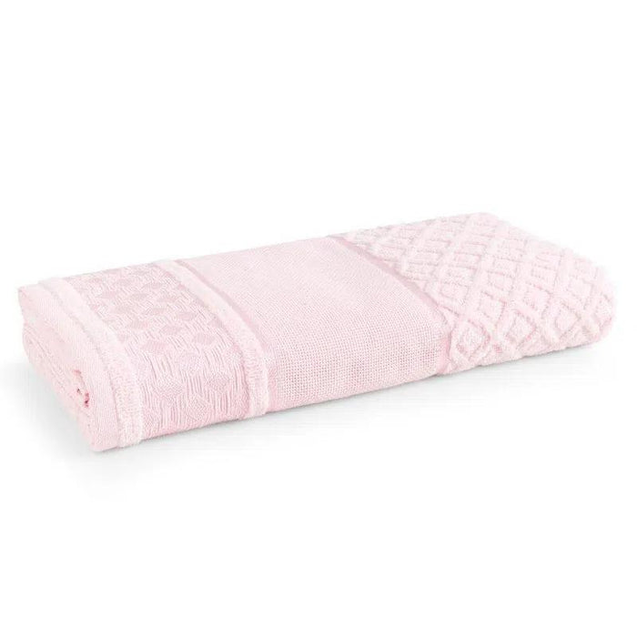 7909156575581 KARSTEN TOALLA BANO LINCE BORDAR 67X140 ROSA