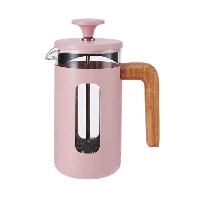La Cafeterie Bazar Cafetera de Acero Inox 3 Tazas Pink Caja de Regalo