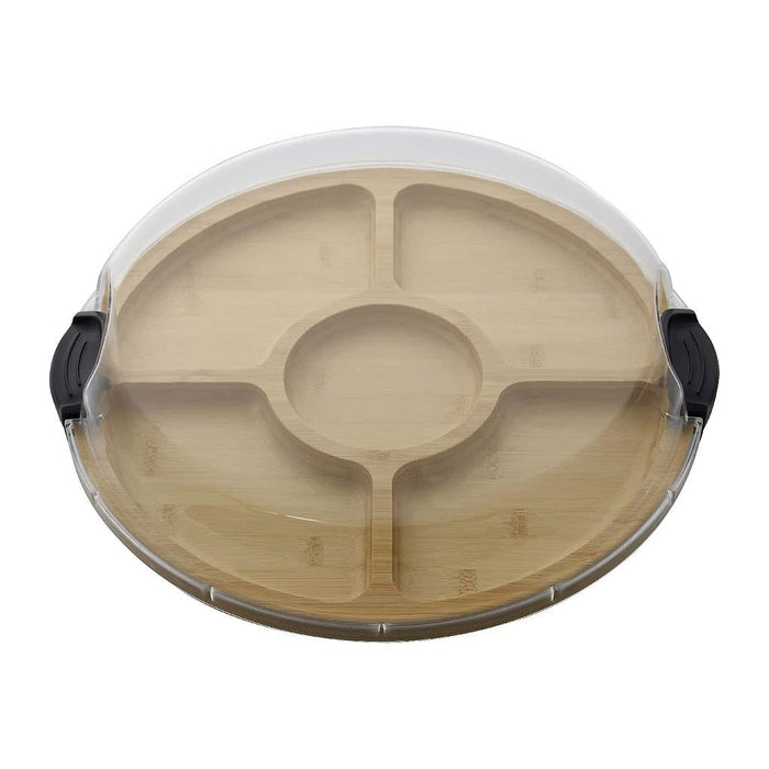 Farberware Bazar Bandeja De Bamboo Build A Board Redondo C/Divisorias 355Cm