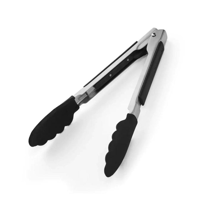 KitchenAid Bazar Pinzas para voltar punta de silicona Negro 24cm