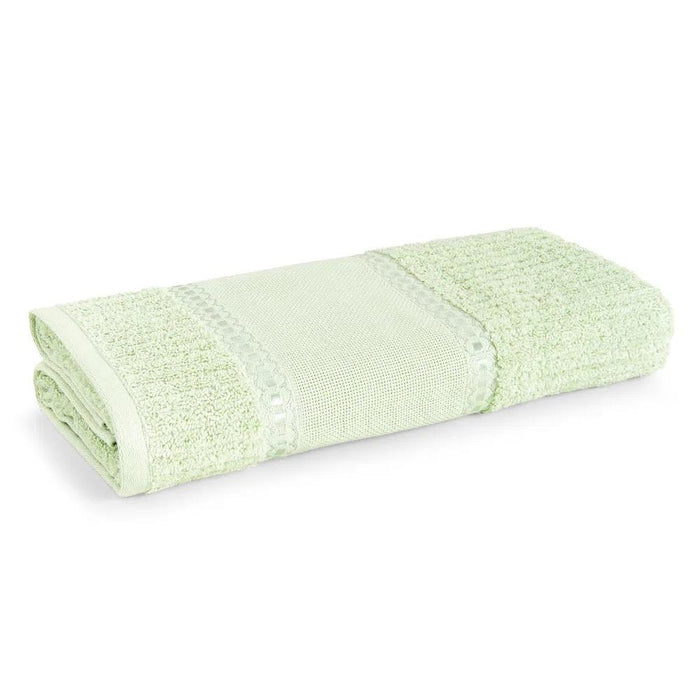 Karsten Toalla Rostro Pasa Fitas Bordar 49X80 Verde Te
