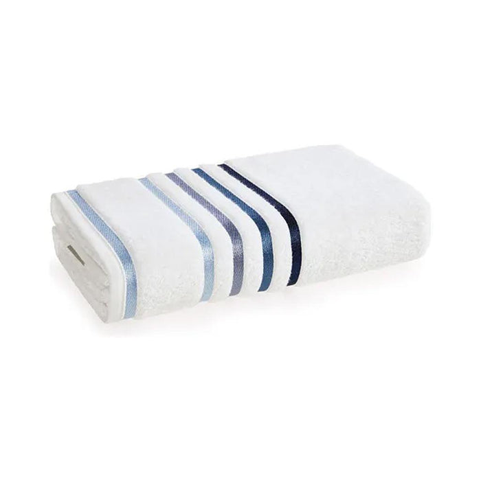 7890254845686 KARSTEN BLANQUERIA JUEGO BANHO LUMINA 70X140 BLANCO/AZUL