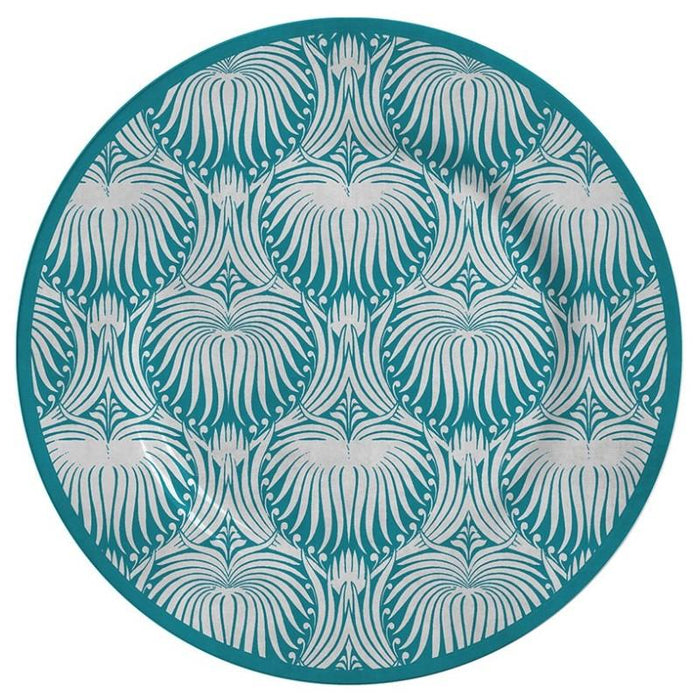 7908199435548 ALLEANZA PLATO RASO BLUE DAMASK CAIXA 2DA CLASSIFIC.