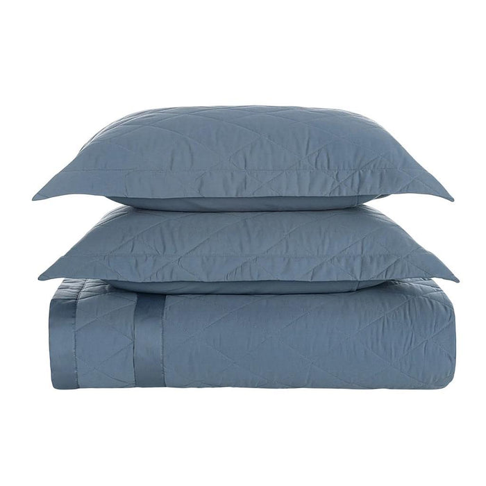 7890254589351 KARSTEN BLANQUERIA CUBRECAMAS CAMA BOSSA 290X260 INDIGO