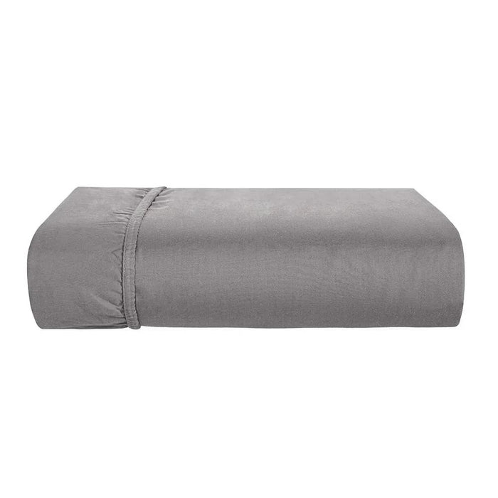 7909156560860 KARSTEN SABANA C/GOMA LISS 158X198 QUEEN GRIS