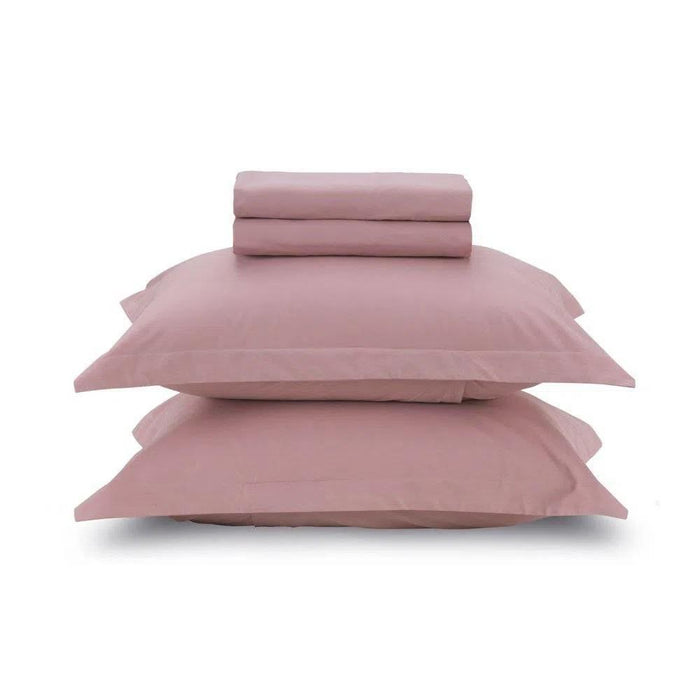 Karsten Juego Sabana Liss Rosa Queen 240X240