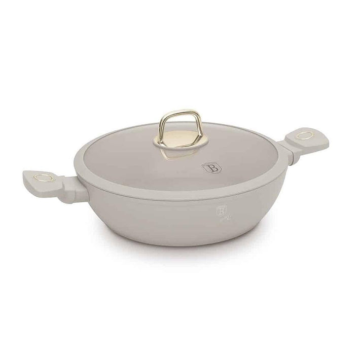 Berlinger Haus Bazar Cacerola Poco Profunda C/Tapa 30 Cm Sahara Coleccion