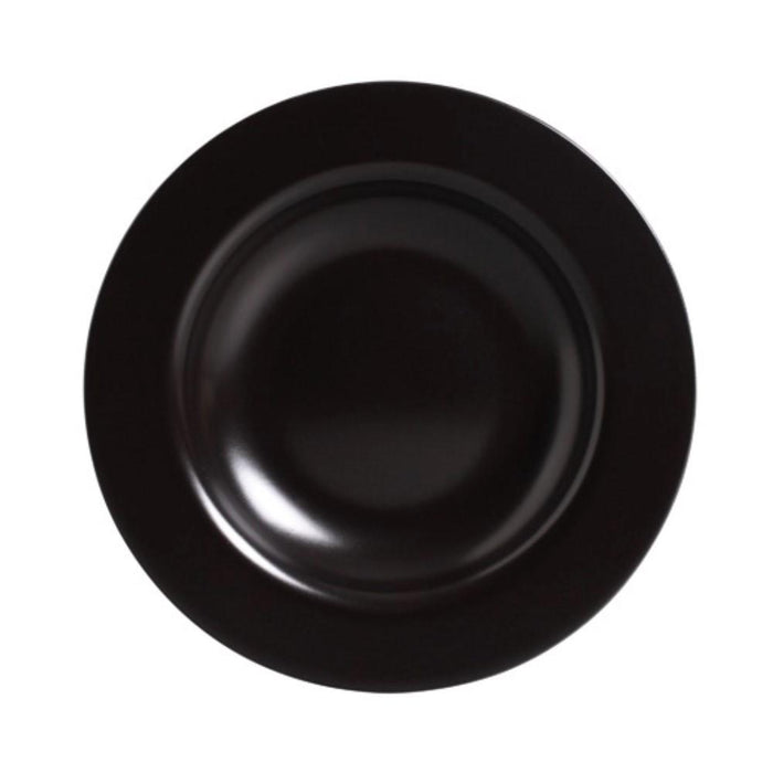 7908199427574 ALLEANZA PLATO HONDO PRETO ACETINADO CAIXA 2DA CLASSIFIC.