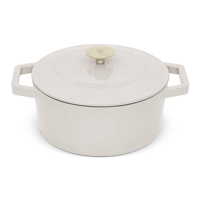 Berlinger Haus Bazar Cacerola 24 Cm Hierro Fundido Cream