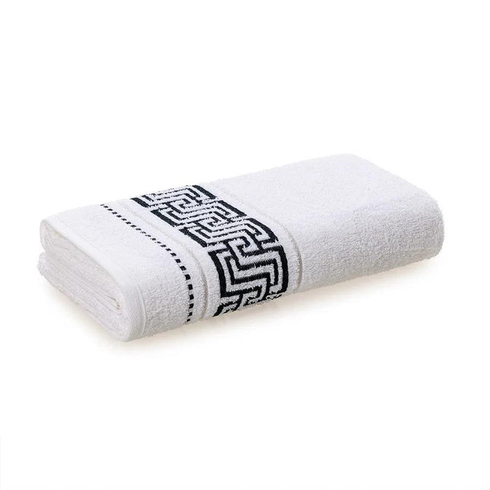 7909156836941 KARSTEN TOALLA ROSTRO TORIN 48X70 BLANCO/CINZA