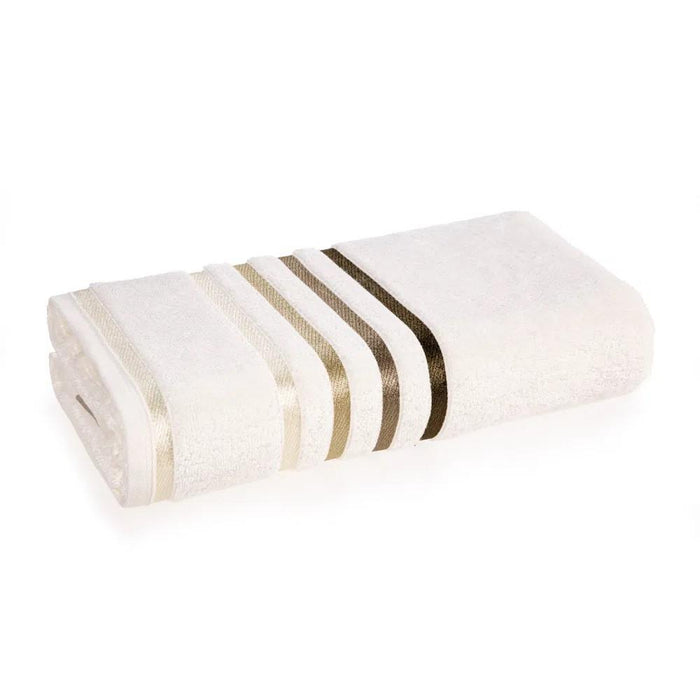 7909156674970 KARSTEN TOALLA BANO LUMINA 70X140 IVORY/MARRON