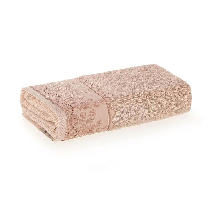 7890254769814 KARSTEN BLANQUERIA TOALLA ROSTRO ANTONIA 48X80 ROSE