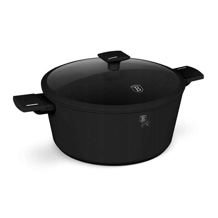Berlinger Haus Bazar Cacerola C/Tapa 30 Cm Matte Black Coleccion