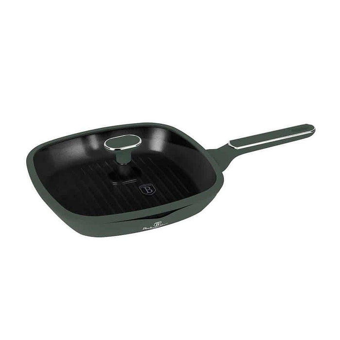 Berlinger Haus Bazar Sarten Para Grillar C/Tapa 28 Cm Matte Green Coleccion