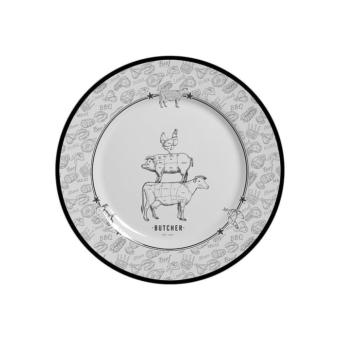 7908199428731 ALLEANZA PLATO SOBREMESA BARBECUE CAIXA 2DA CLASSIFIC.