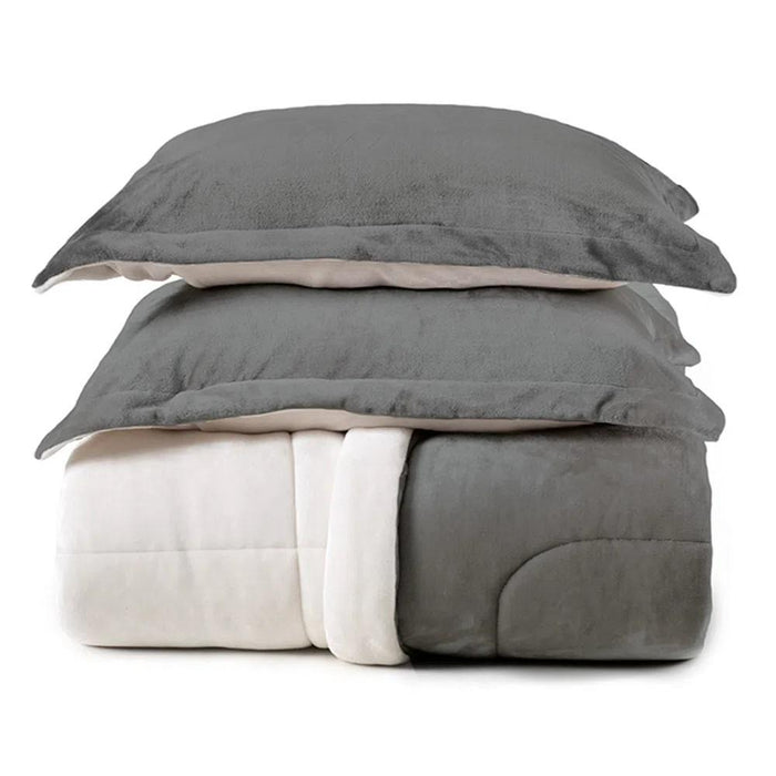 Karsten Juego Edredon Suri Queen Gris