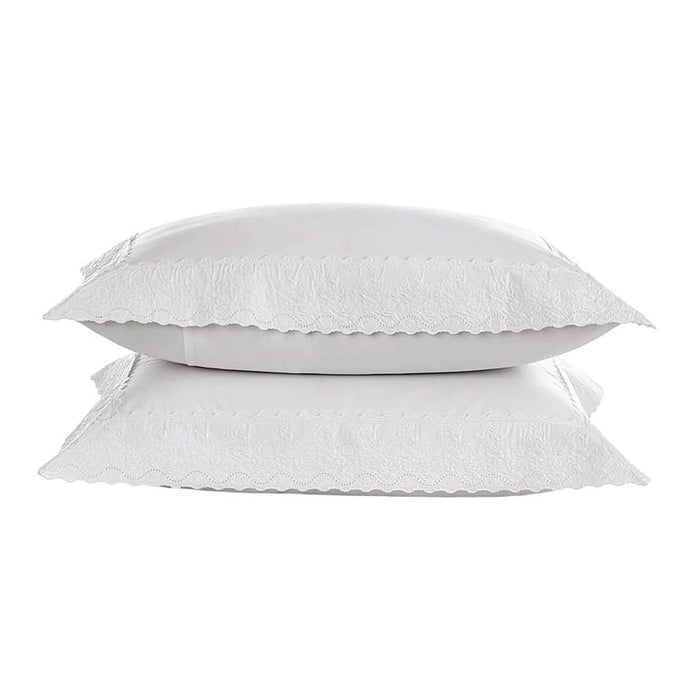 Karsten Blanqueria Juego Funda Cama Antonia 50X70 Blanco/Blanco