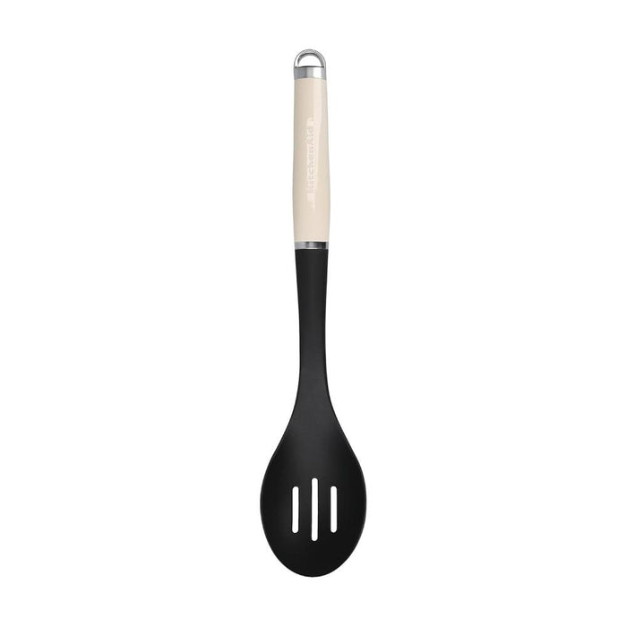 5057982065096 KITCHENAID BAZAR CUCHARA RANURADA CREMA