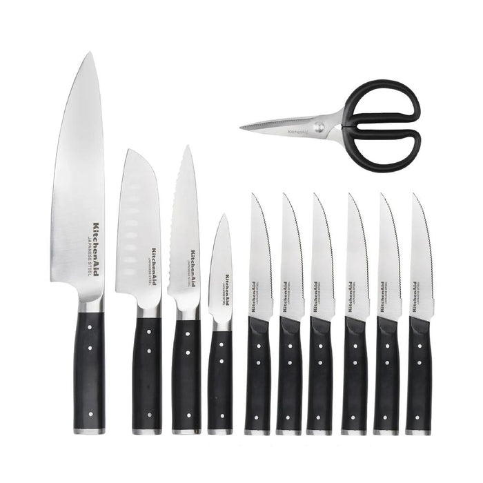 KitchenAid Bazar Gourmet 11Pc Set cuchillo y Block