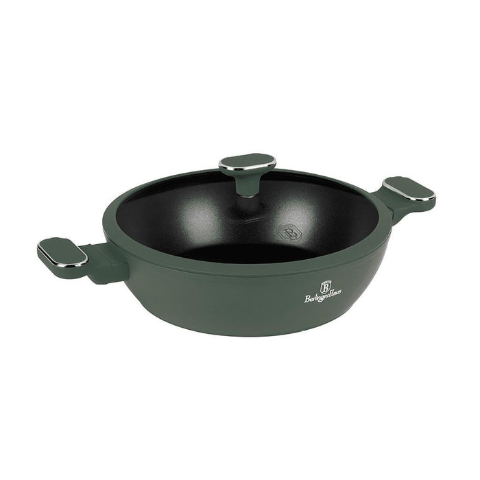 Berlinger Haus Bazar Cacerola Poco Profunda C/Tapa 28 Cm Matte Green Coleccion