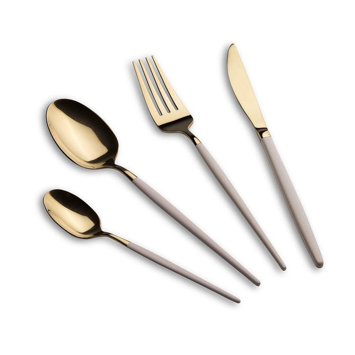 Berlinger Haus Bazar 24 Pcs Juego De Cubiertos Cream Champagne