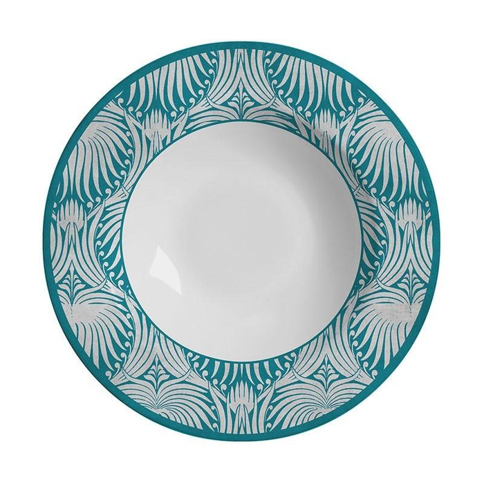 7908199435555 ALLEANZA PLATO HONDO BLUE DAMASK CAIXA 2DA CLASSIFIC.