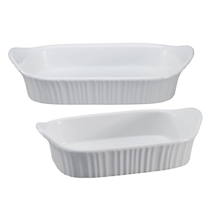 71160084766 Corelle CW Juego 2 PZ Ceramic French Blanco