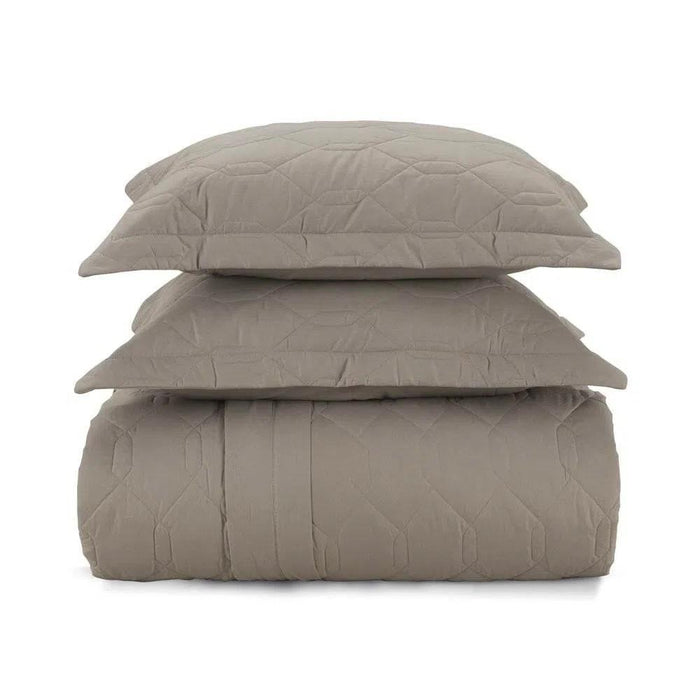 Karsten Cubre Cama Liss Taupe Casal