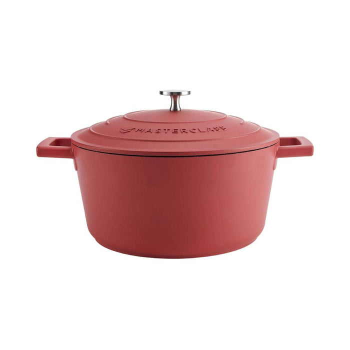 5057982062286 MASTERCLASS BAZAR CACEROLA ROJA DE ALUMINIO FUNDIDO 24CM/2.5 LITROS CAJA DE REGALO