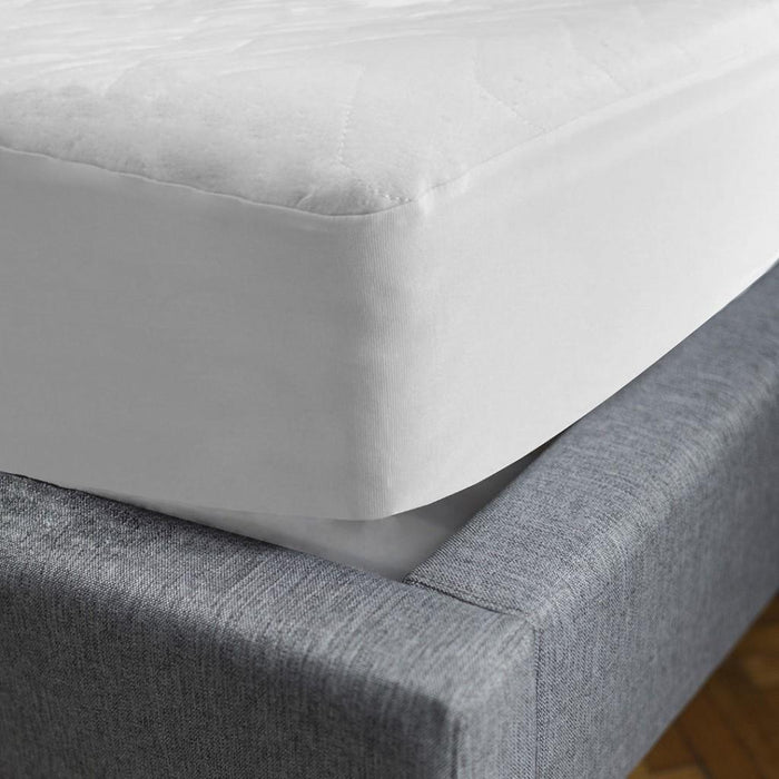 7896630397503 FIBRASCA ACCESORIOS PROTECTOR DE COLCHON FLOR DE ALGODON IMPERMEABLE 90X190 CM