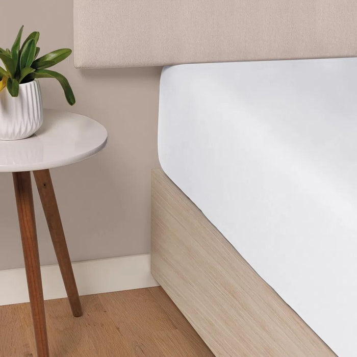 7909156468104 KARSTEN SABANA C/GOMA LISS 193X203 KING BLANCO