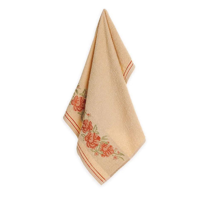 7909156833865 KARSTEN TOALLA ROSTRO GARDENIA 48X70 ARGILA/SALMON