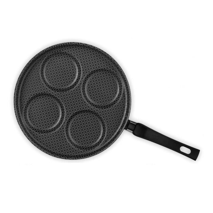 7896398333096 MULTIFLON BAZAR GOURMET SARTEN 4 HUEVO C/RTAPA NEGRO