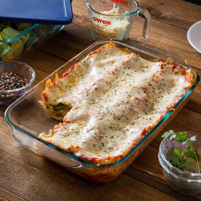 0Pyrex Basics 2.85L Oblong Baking Dish